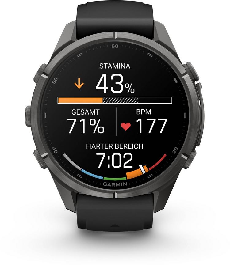 Garmin Garmin Fenix 9 Pro 43MM DLC Titan Sportuhr - schwarz-kieselgrau - 3 | SportScheck