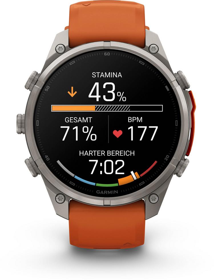 Garmin Garmin Fenix 9 Pro 47MM Titan Sportuhr - orange-spark orange - 3 | SportScheck