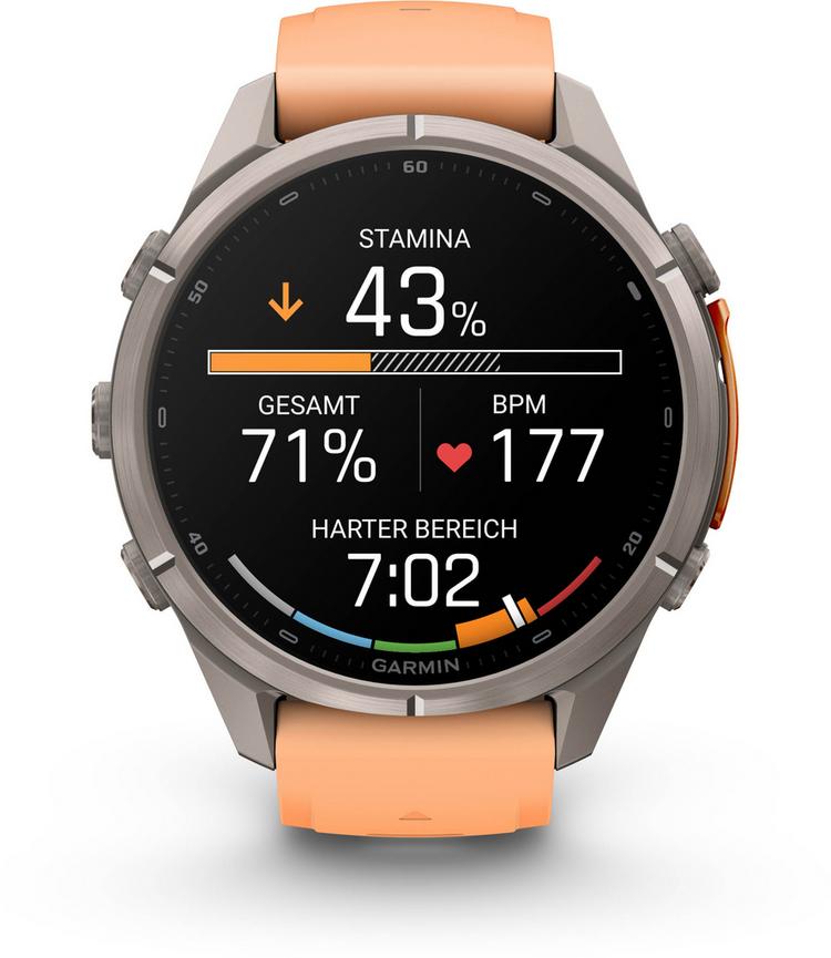 Garmin Garmin Fenix 9 Pro 43MM Titan Sportuhr - pink-autumn orange - 3 | SportScheck