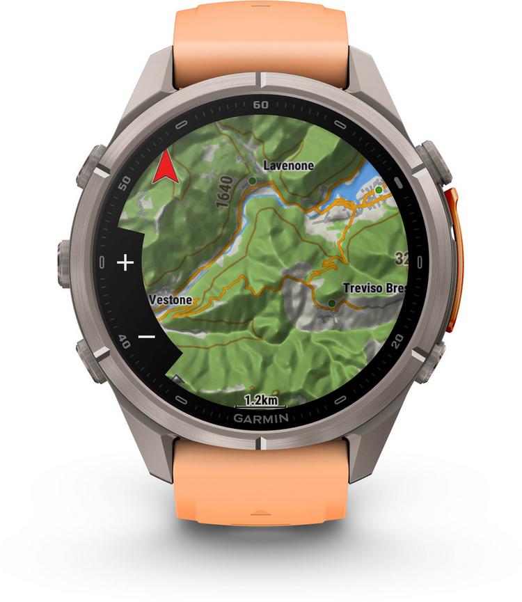 Garmin Garmin Fenix 9 Pro 43MM Titan Sportuhr - pink-autumn orange - 4 | SportScheck