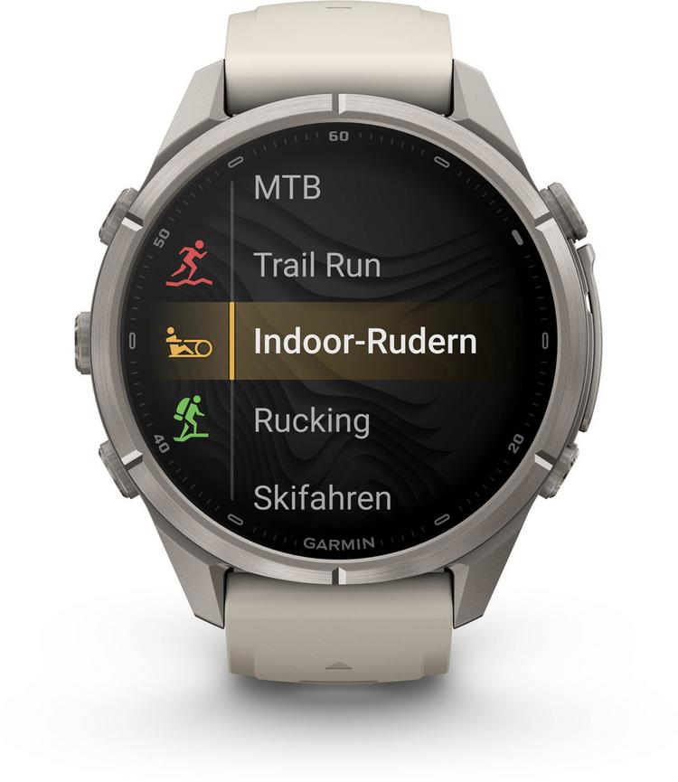 Garmin Garmin Fenix 9 Pro 43MM Titan Sportuhr - nebelgrau-dunkler sandstein - 5 | SportScheck