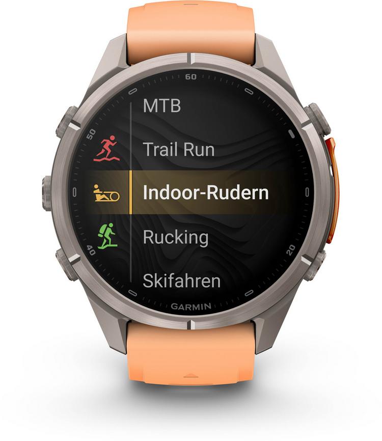 Garmin Garmin Fenix 9 Pro 43MM Titan Sportuhr - pink-autumn orange - 5 | SportScheck