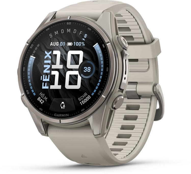Garmin Garmin Fenix 9 43 mm Sportuhr - nebelgrau-titan - 0 | SportScheck