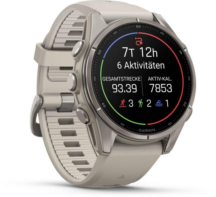 Garmin Garmin Fenix 9 43 mm Sportuhr - nebelgrau-titan - 2 | SportScheck