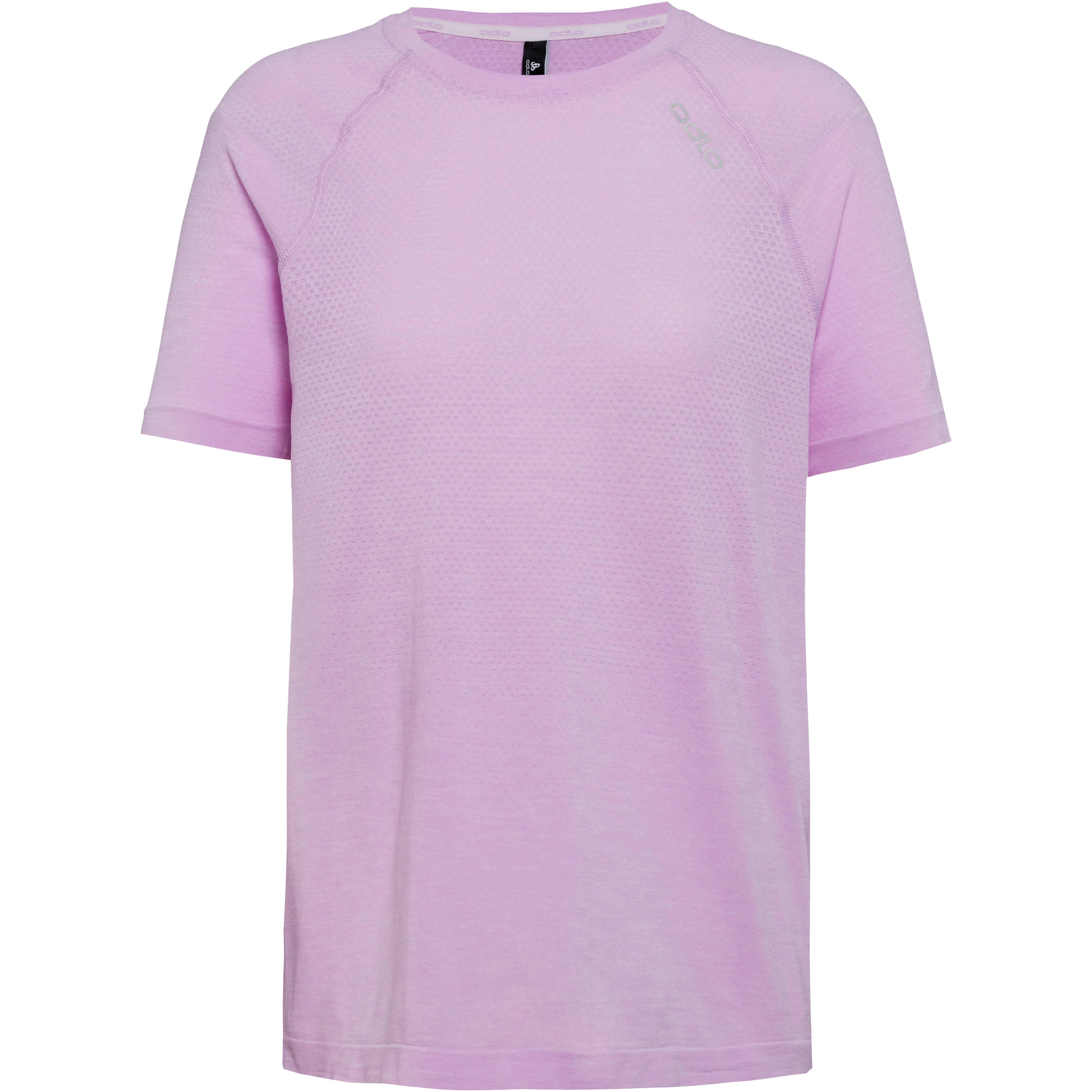 Odlo Damen Rosa Essential Seamless Funktionsshirt - Größe Extra Klein