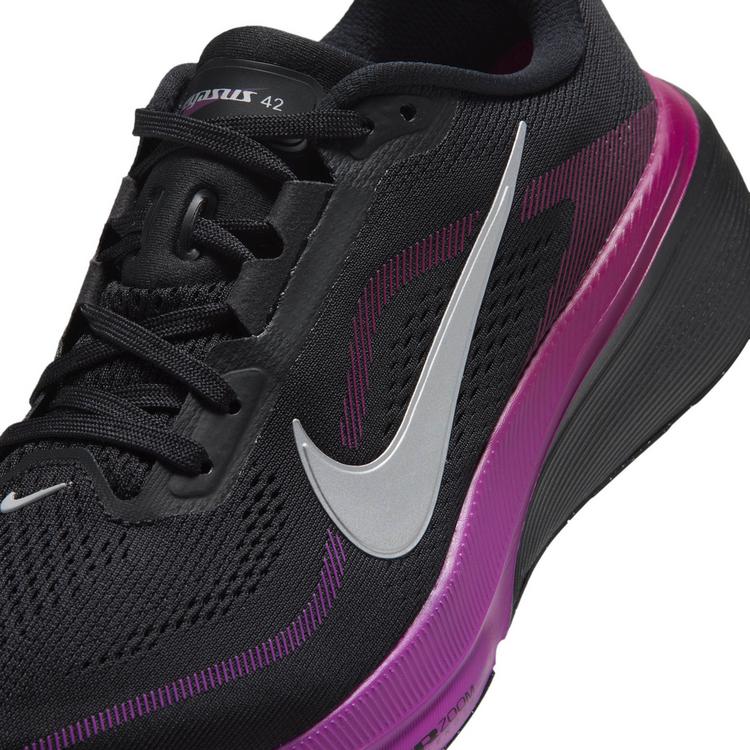 Nike Nike Pegasus 42 Laufschuhe Damen - black-metallic silver-vivid purple - 4 | SportScheck