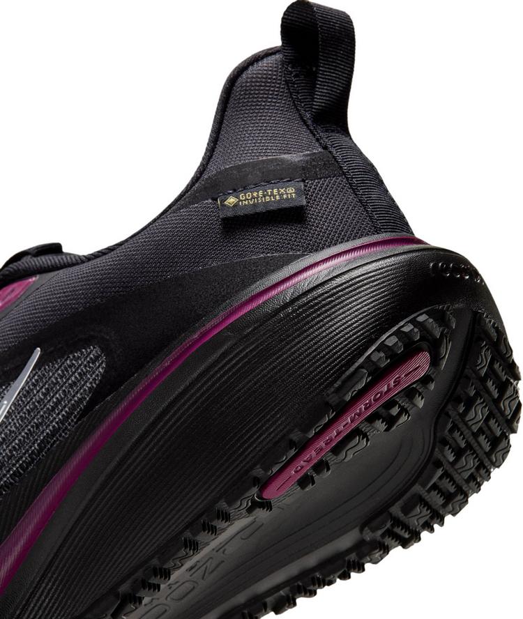 Nike Nike AIR ZOOM PEGASUS 42 GORE-TEX Laufschuhe Damen - black-metallic silver-true berry - 5 | SportScheck