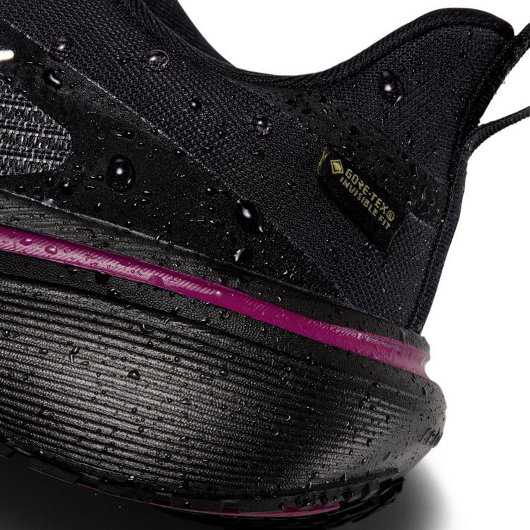 Nike Nike AIR ZOOM PEGASUS 42 GORE-TEX Laufschuhe Damen - black-metallic silver-true berry - 6 | SportScheck