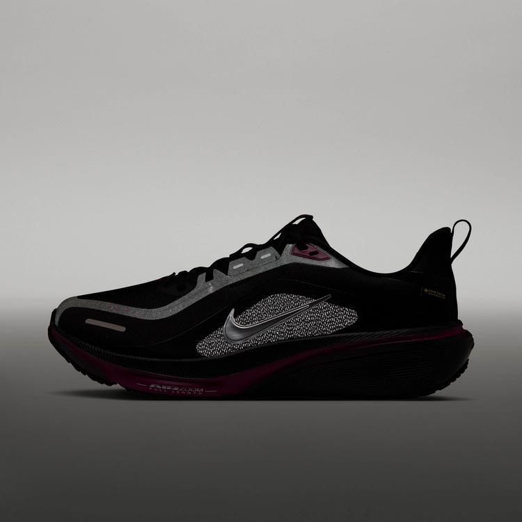 Nike Nike AIR ZOOM PEGASUS 42 GORE-TEX Laufschuhe Damen - black-metallic silver-true berry - 7 | SportScheck