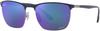 RAY-BAN Brille - blue on gunmetal