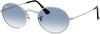 RAY-BAN OVAL Brille - silver