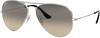 RAY-BAN AVIATOR LARGE METAL Brille - silver