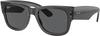 RAY-BAN MEGA WAYFARER Brille - transparent black
