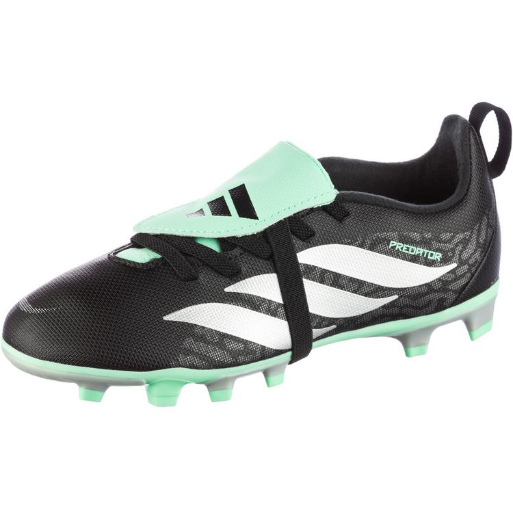 adidas adidas PREDATOR CLUB FT EL FG/MG Fu&szlig;ballschuhe Kinder - cblack-silvmt-pulmin - 0 | SportScheck