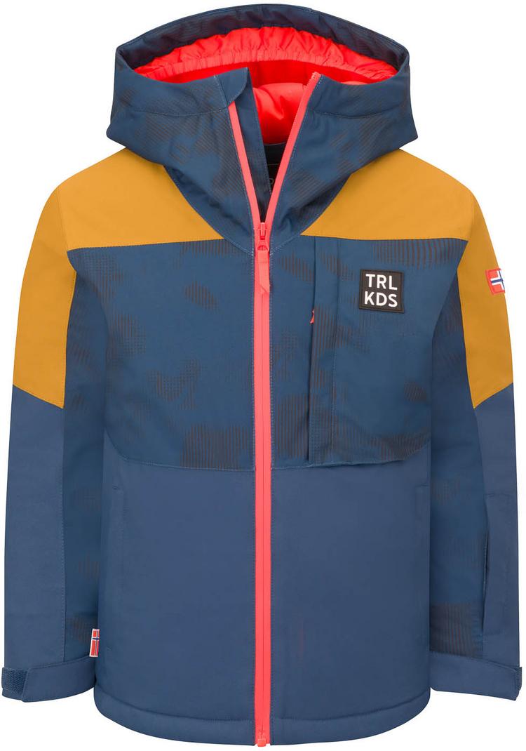 Trollkids Trollkids Lifjell Skijacke Kinder - bronze-mystic blue - 0 | SportScheck