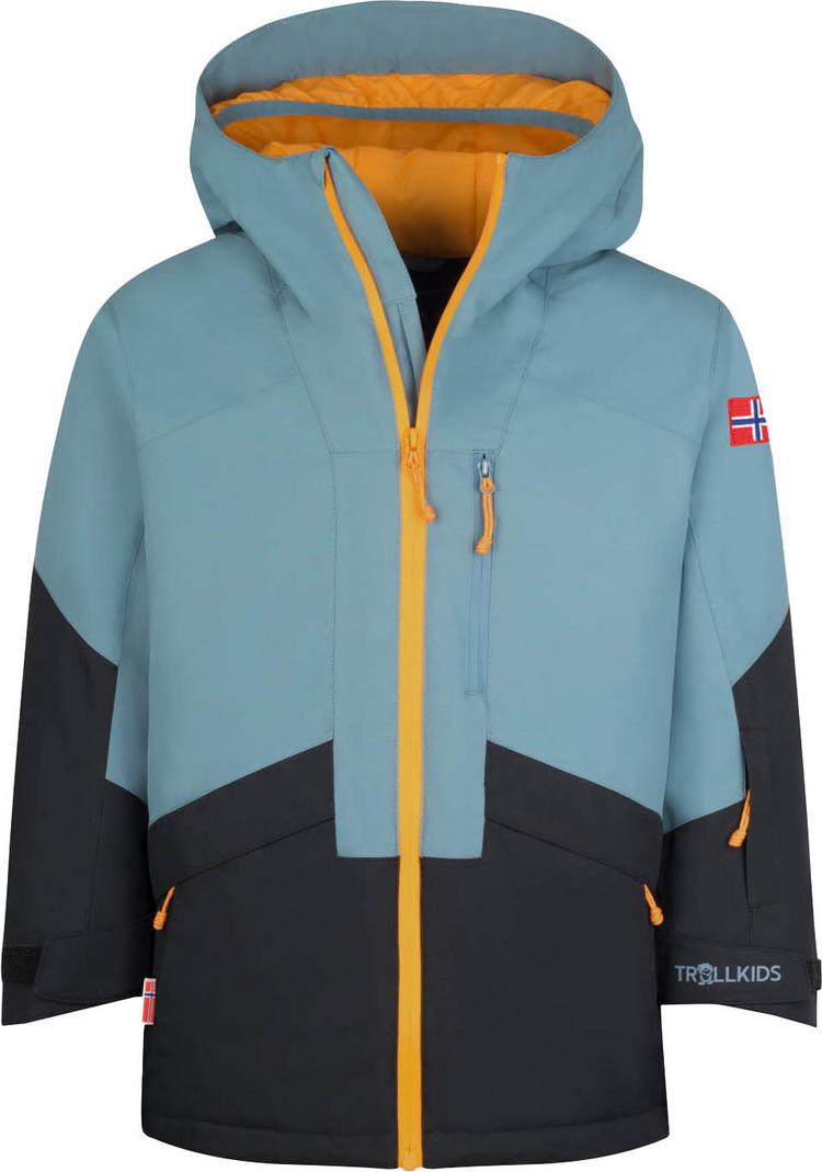 Trollkids Trollkids Kongsberg Skijacke Kinder - steel blue-black-mango - 0 | SportScheck