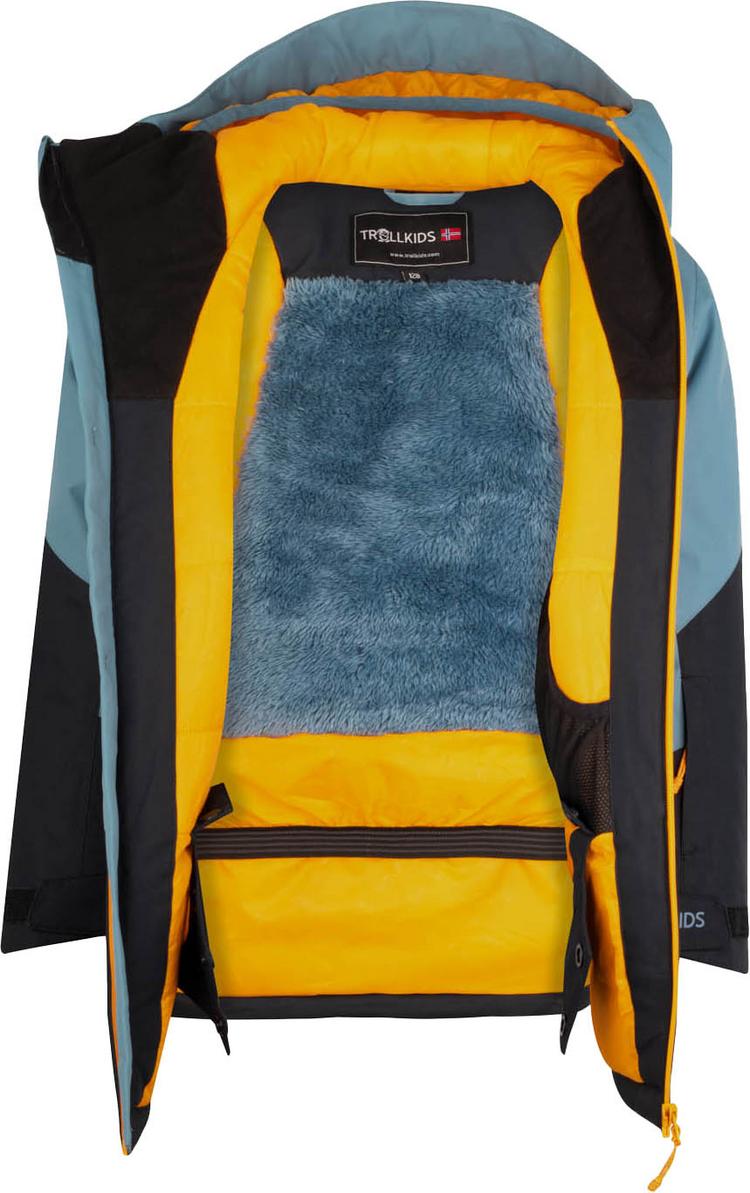 Trollkids Trollkids Kongsberg Skijacke Kinder - steel blue-black-mango - 0 | SportScheck