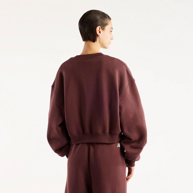 NEW BALANCE NEW BALANCE Sweatshirt Damen - cherry leather - 1 | SportScheck