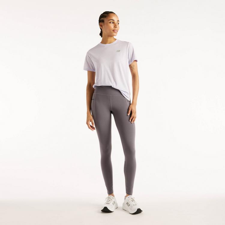 NEW BALANCE NEW BALANCE Athletics T-Shirt Funktionsshirt Damen - purple - 2 | SportScheck