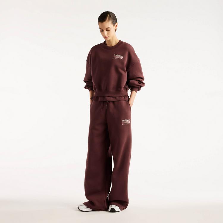 NEW BALANCE NEW BALANCE Sweatshirt Damen - cherry leather - 2 | SportScheck