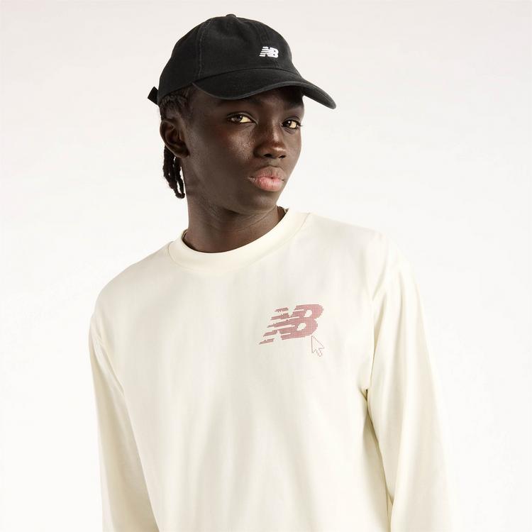 NEW BALANCE NEW BALANCE Digitally Remastered Langarmshirt Herren - angora - 5 | SportScheck