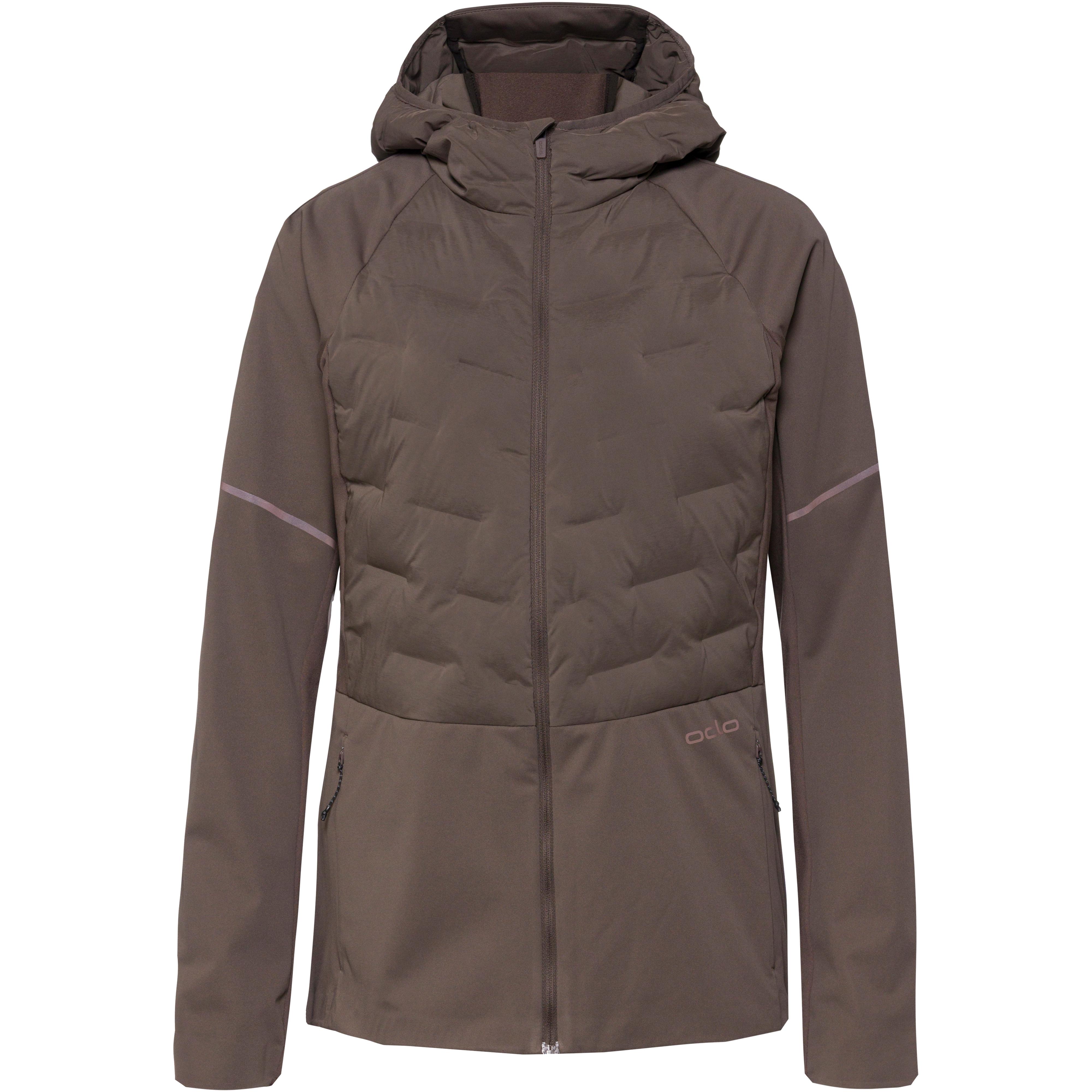 Odlo Damen Braun Zeroweight Insulator Laufjacke - Größe Klein