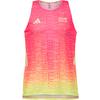 adidas Funktionstank Damen - solar turbo-frozen lemon