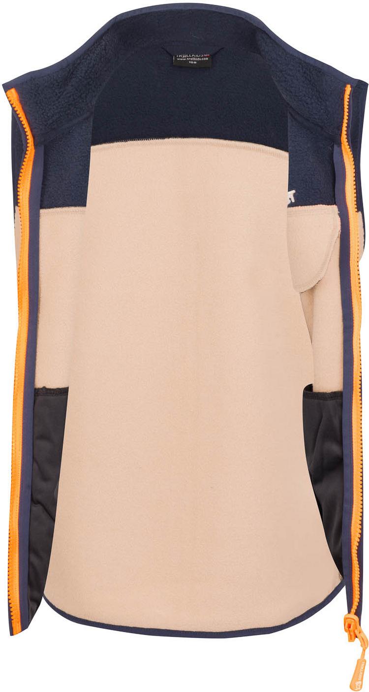 Trollkids Trollkids Hemsedal Fleeceweste Kinder - navy-cashew - 0 | SportScheck