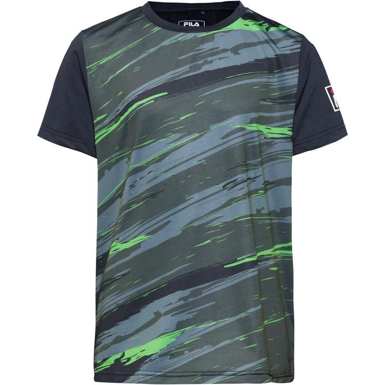 FILA FILA Tennisshirt Jungen - neon green-black - 0 | SportScheck