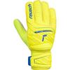 Reusch Attrakt Starter Solid Torwarthandschuhe - safety yellow-deep blue-white