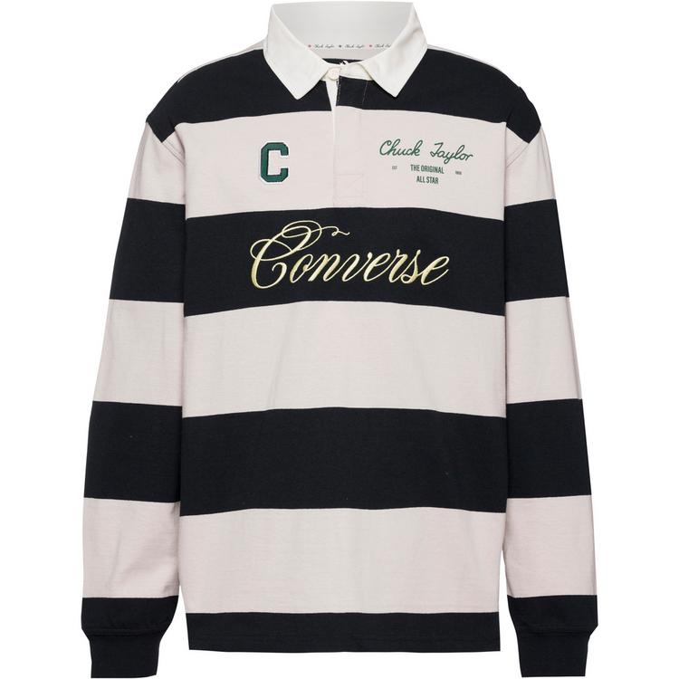 CONVERSE CONVERSE Pololangarmshirt Herren - converse black-classic ecru - 0 | SportScheck