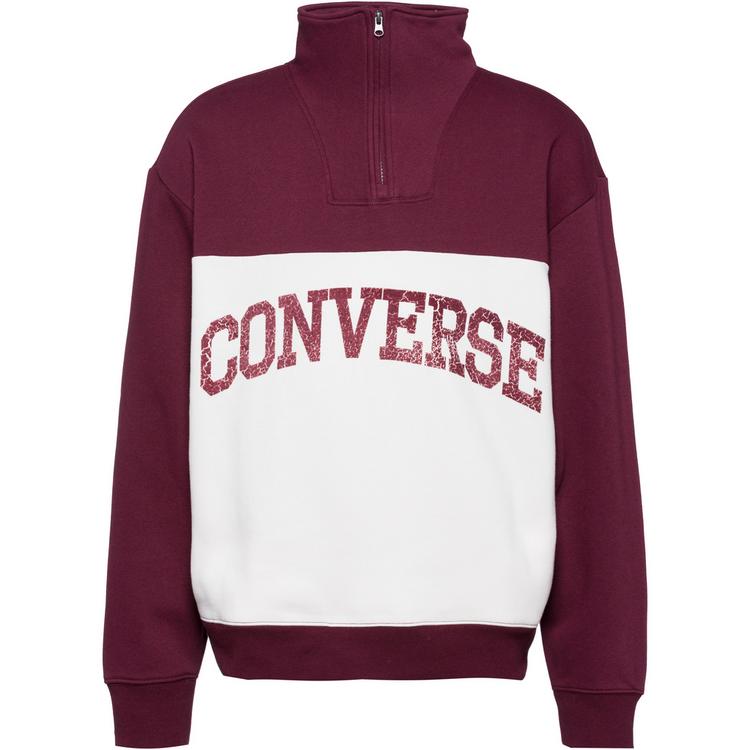 CONVERSE CONVERSE Sweatshirt Herren - deep boredeux-converse egret - 0 | SportScheck