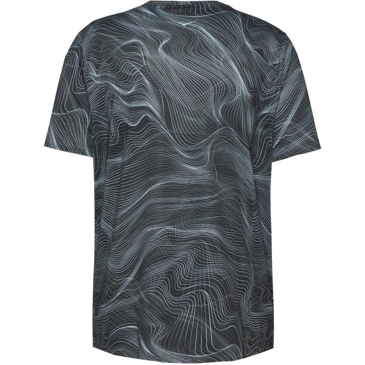 HOKA HOKA EVERYRUN SS CLF PRT Funktionsshirt Herren - black-white prt - 0 | SportScheck