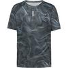 HOKA EVERYRUN SS CLF PRT Funktionsshirt Herren - black-white prt