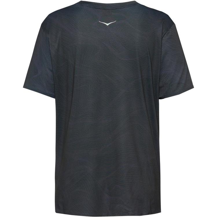 HOKA HOKA EVERYRUN SS CLF PRT Funktionsshirt Damen - black-squid ink prt - 0 | SportScheck
