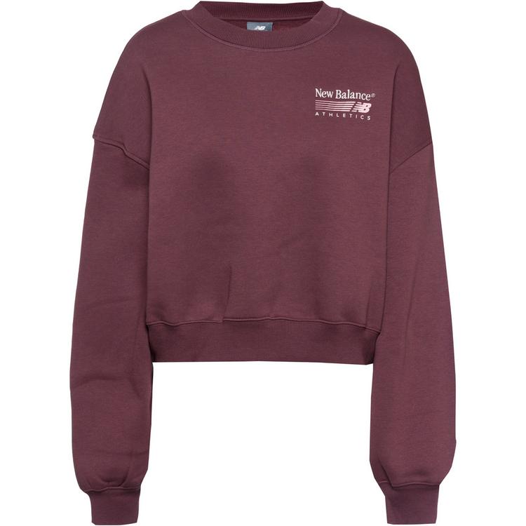 NEW BALANCE NEW BALANCE Sweatshirt Damen - cherry leather - 0 | SportScheck