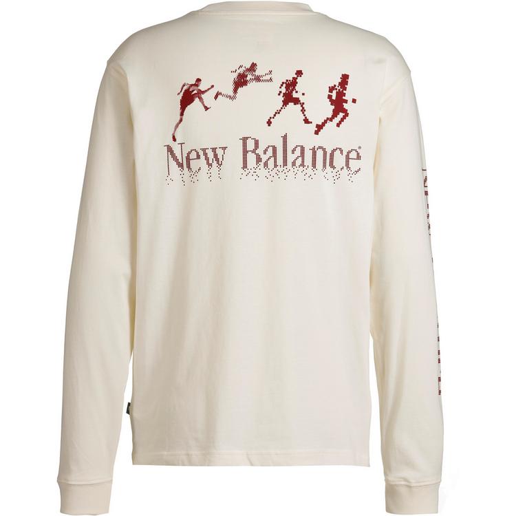 NEW BALANCE NEW BALANCE Digitally Remastered Langarmshirt Herren - angora - 0 | SportScheck