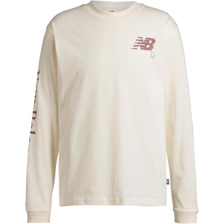 NEW BALANCE NEW BALANCE Digitally Remastered Langarmshirt Herren - angora - 0 | SportScheck