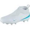 Nike JR PHANTOM 6 HIGH ACAD FG-MG Fu&szlig;ballschuhe Kinder - white-dusty cactus-white