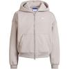 Nike NSW Studio Fleece Sweatjacke Kinder - moon particle-white