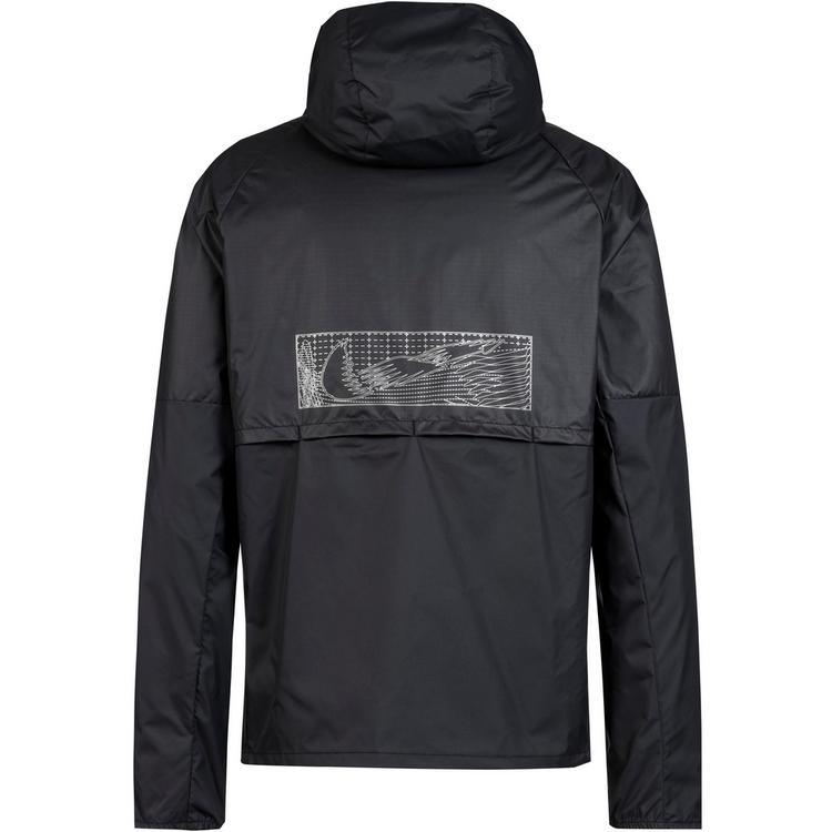 Nike Nike MILER Laufjacke Herren - black-black-reflective silv - 0 | SportScheck