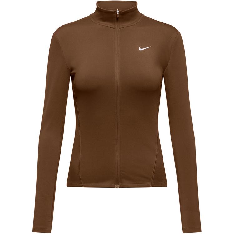 Nike Nike ONE FITTED DRI-FIT Trainingsjacke Damen - cacao wow-white - 0 | SportScheck