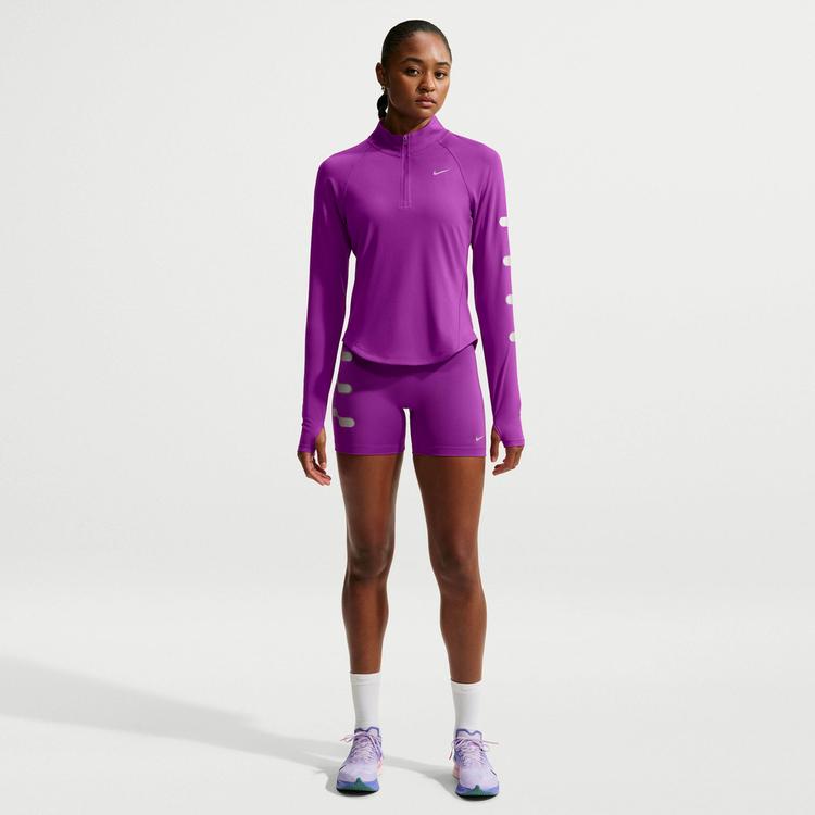 Nike Nike TEMPO FLASH Funktionsshirt Damen - bold berry-reflective silv - 0 | SportScheck