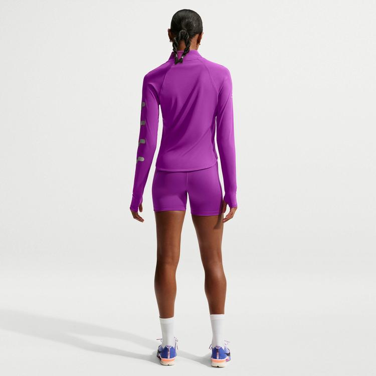 Nike Nike TEMPO FLASH Funktionsshirt Damen - bold berry-reflective silv - 1 | SportScheck