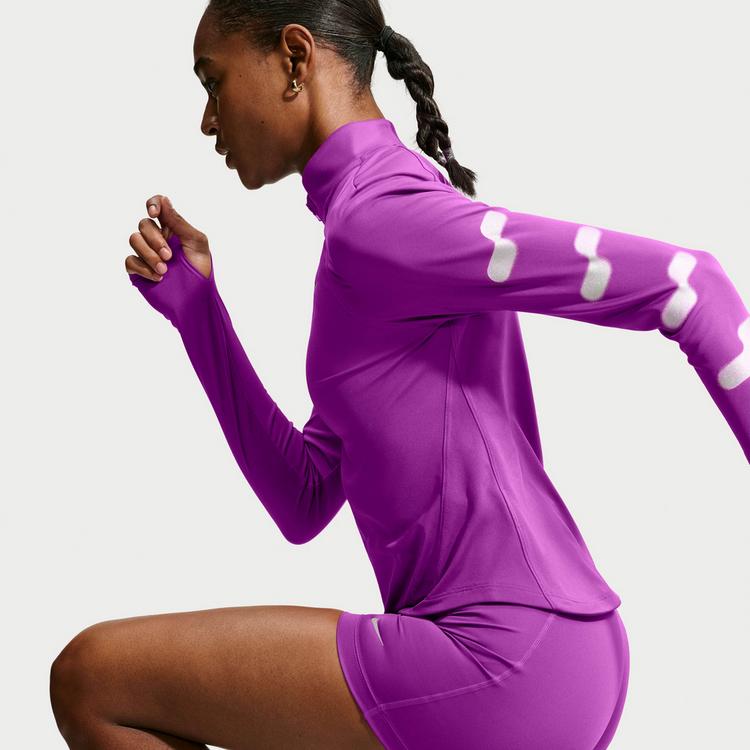 Nike Nike TEMPO FLASH Funktionsshirt Damen - bold berry-reflective silv - 2 | SportScheck