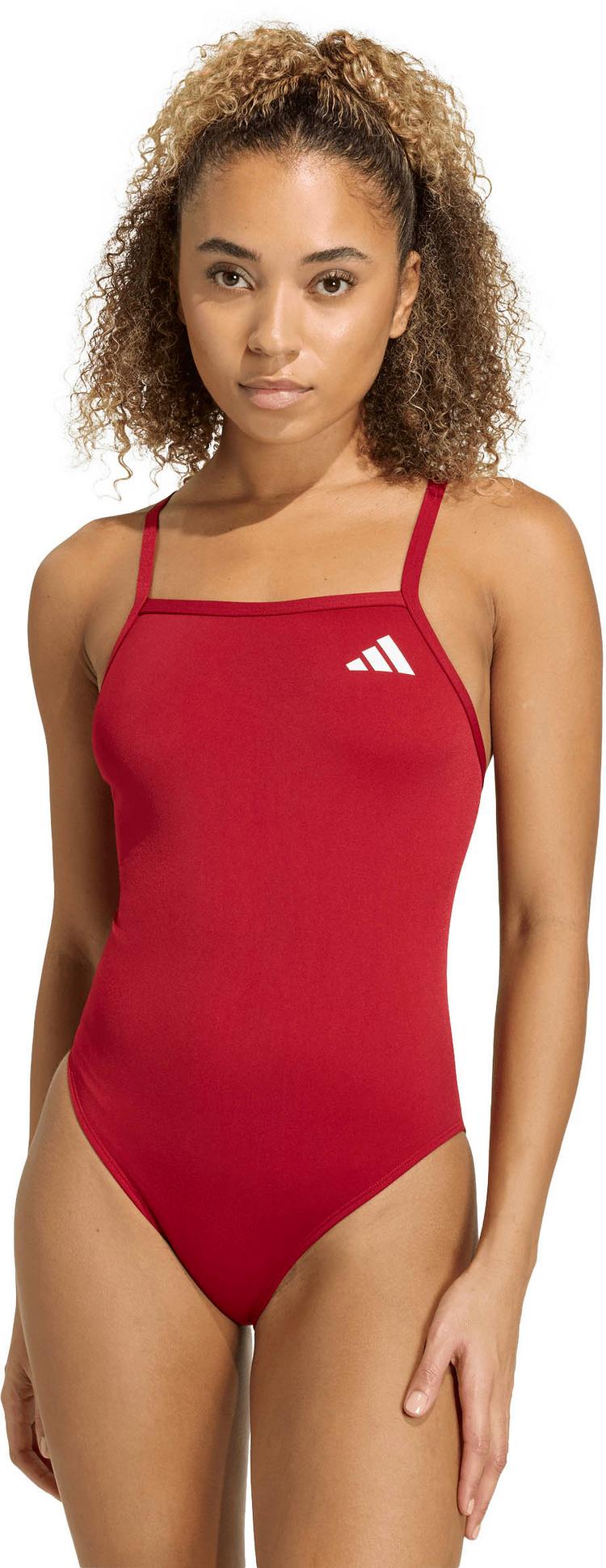 adidas adidas ESS THSTRP SUIT Schwimmanzug Damen - team power red - 0 | SportScheck