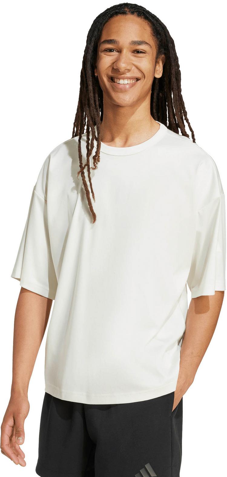 adidas adidas Soft Lux T-Shirt Herren - offwhite - 0 | SportScheck