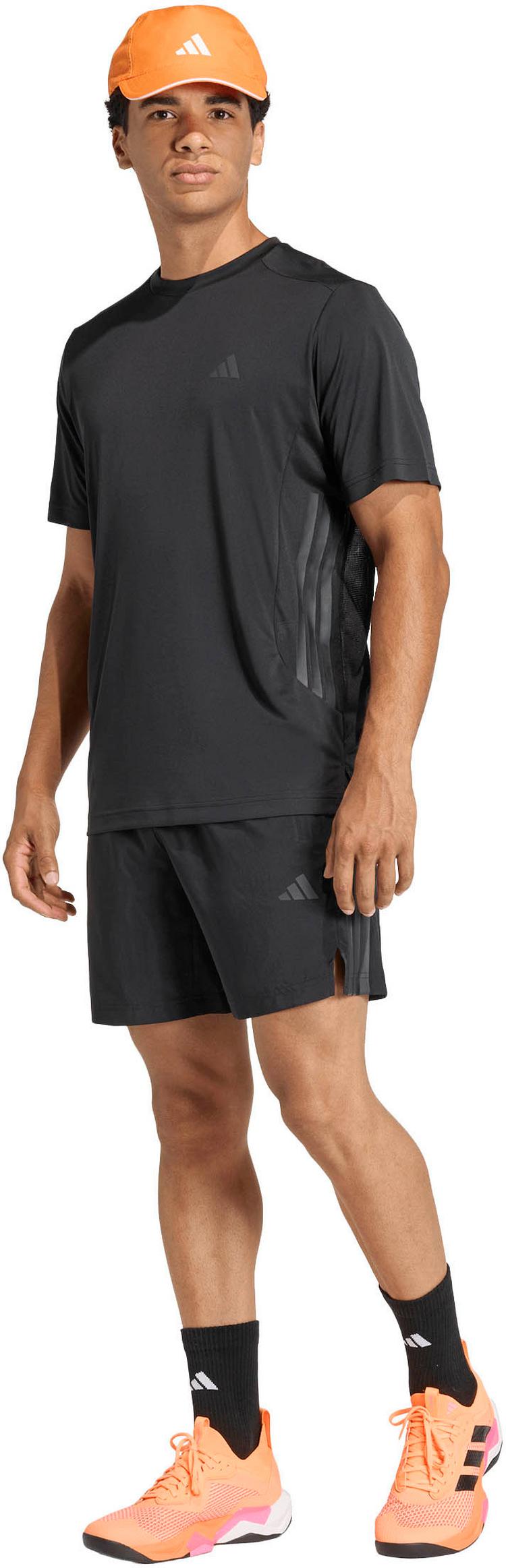 adidas adidas TECHESS 3S Funktionsshirt Herren - black - 3 | SportScheck