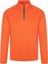ABC Trancktop Half Zip ABC Laufshirt Herren - flame