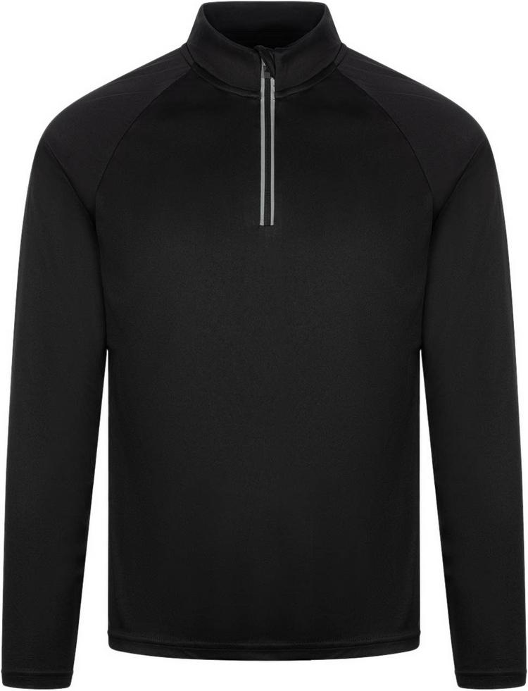 ABC ABC Trancktop Half Zip ABC Laufshirt Herren - black - 0 | SportScheck